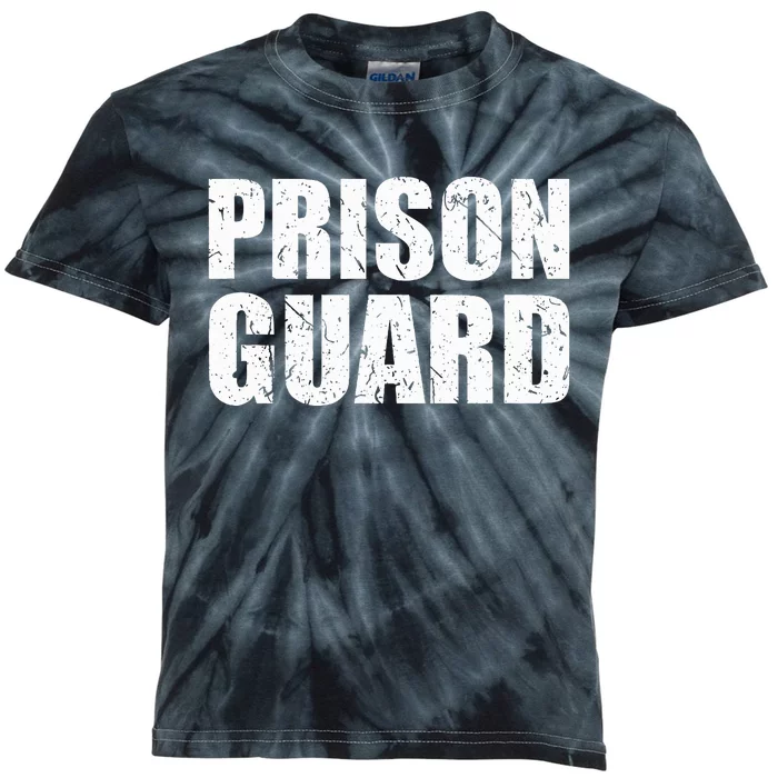 Prison Guard Costume Jail Corrections Kids Tie-Dye T-Shirt