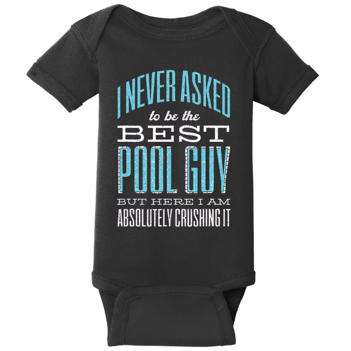 Pool Guy Cleaner Pool Service Baby Bodysuit