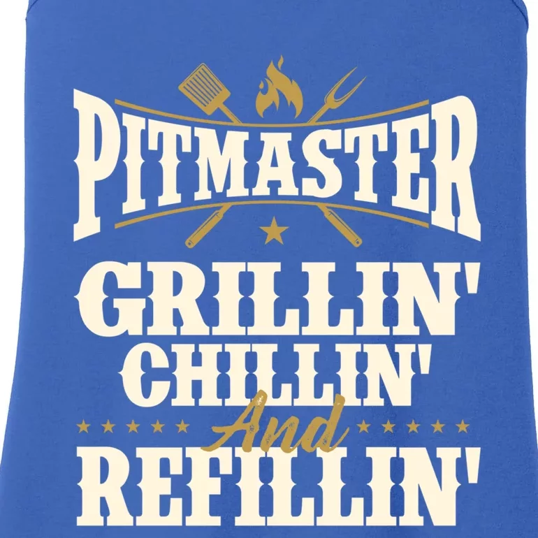 Pitmaster Grillin Chillin And Refillin Bbq Smoker Grilling Gift Ladies Essential Tank