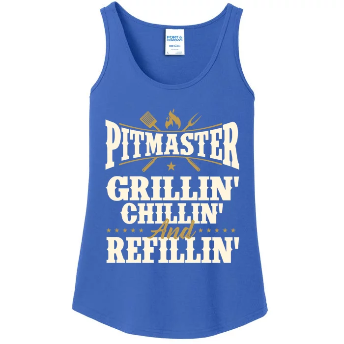 Pitmaster Grillin Chillin And Refillin Bbq Smoker Grilling Gift Ladies Essential Tank