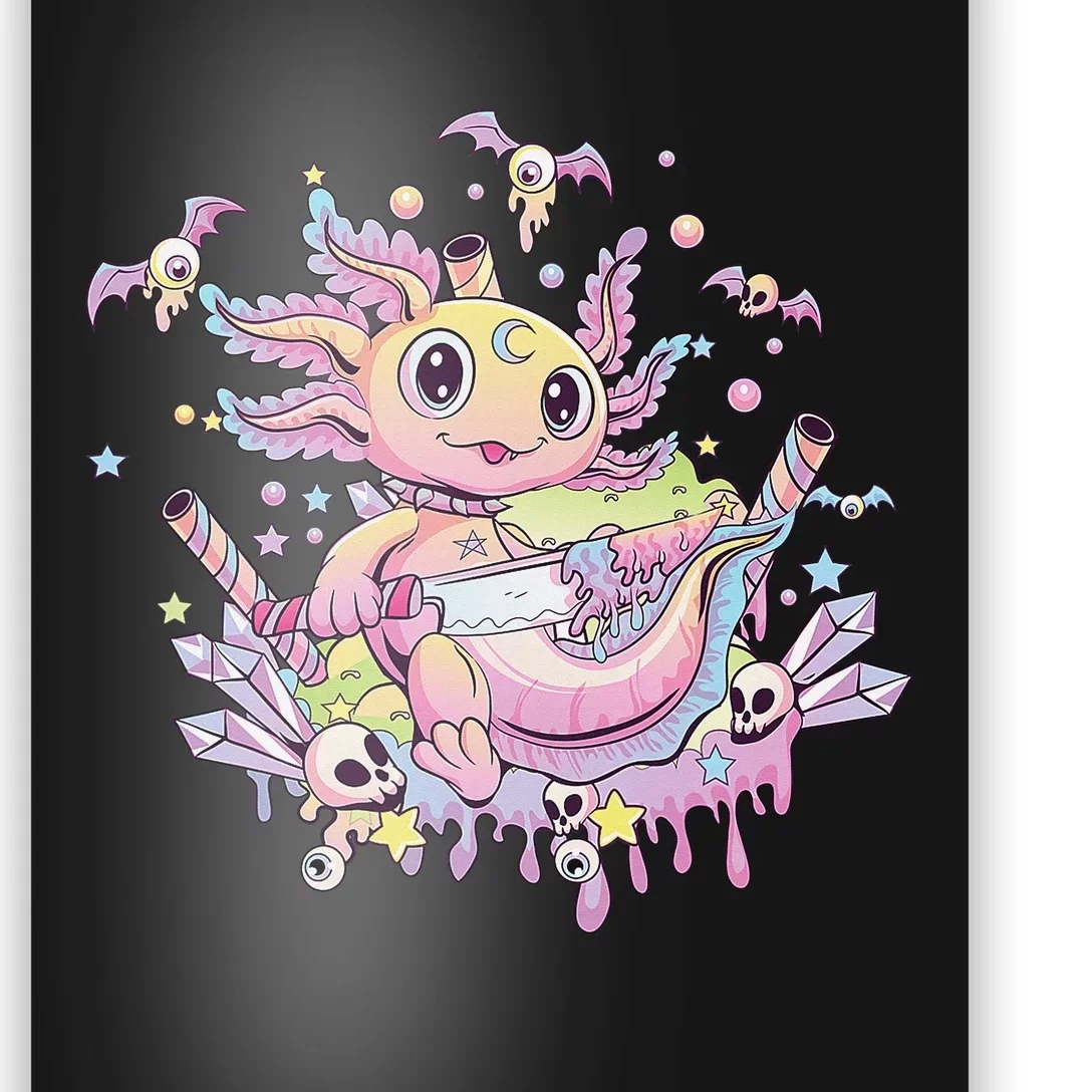 Pastel Goth Cute Creepy Axolotl Gothic Kawaii Menhera Wiccan