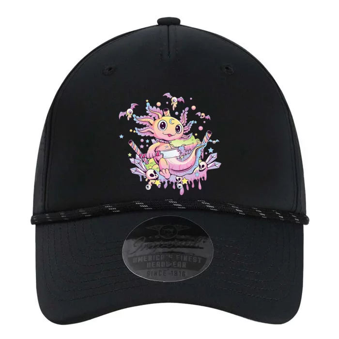 Pastel Goth Cute Creepy Axolotl Gothic Kawaii Menhera Wiccan Performance The Dyno Cap