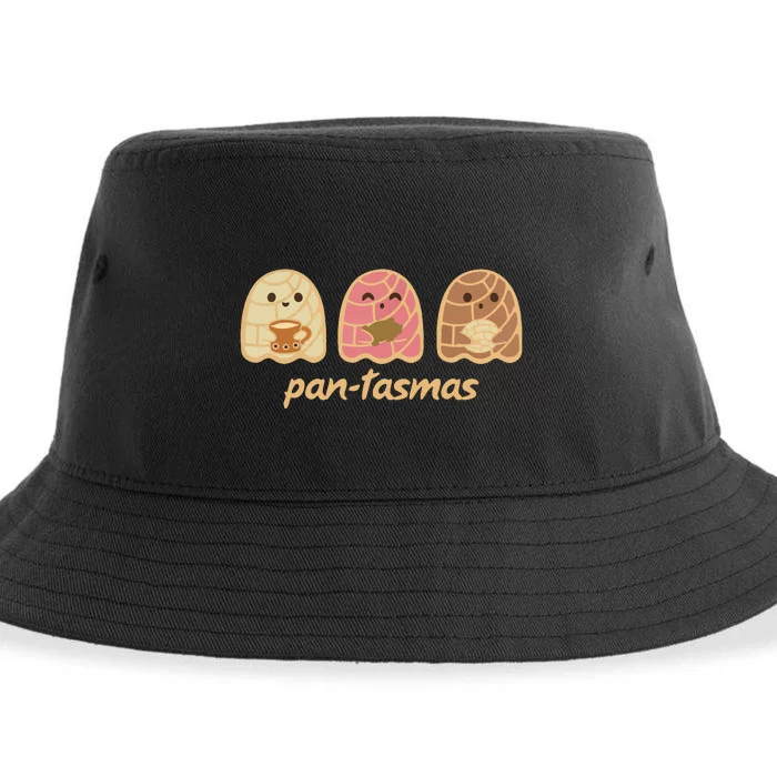 Pantasmas Ghost Cute Ghost Fall For Women Girl Sustainable Bucket Hat