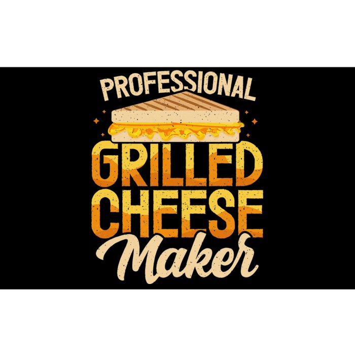 Professional Grilled Cheese Maker Cheesemonger Cheesemaking Bumper Sticker