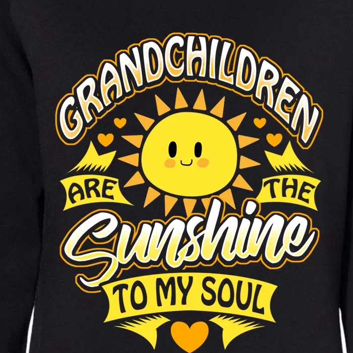 Proud Grandma Cute Gift Blessed Grandmother Love Nana Womens California Wash Sweatshirt