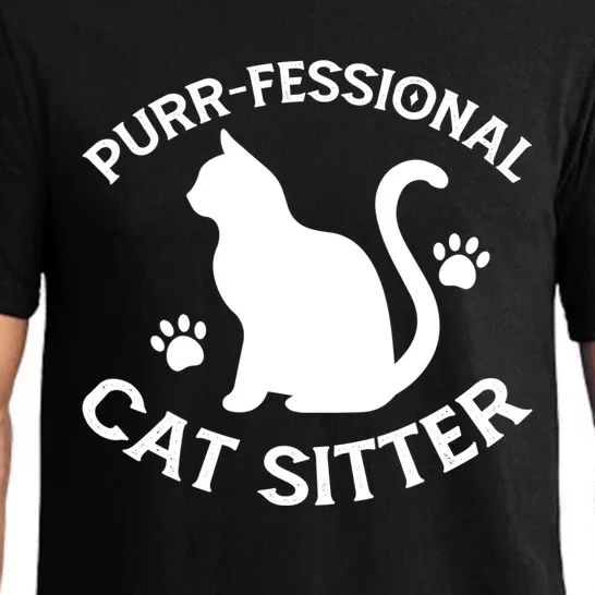 Purrmeaningful Giftfessional Cat Sitter Gift Pajama Set