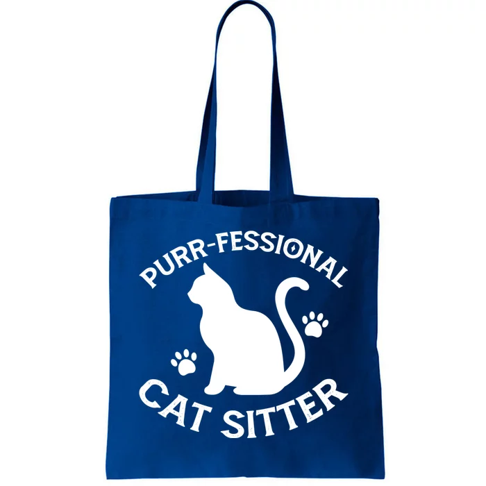 Purrmeaningful Giftfessional Cat Sitter Gift Tote Bag