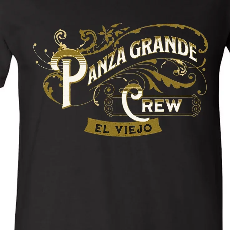 PANZA GRANDE CREW El Viejo Clasico V-Neck T-Shirt