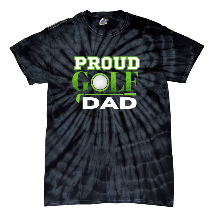 Proud Golf Dad Gift For Dad Father's Day Tie-Dye T-Shirt