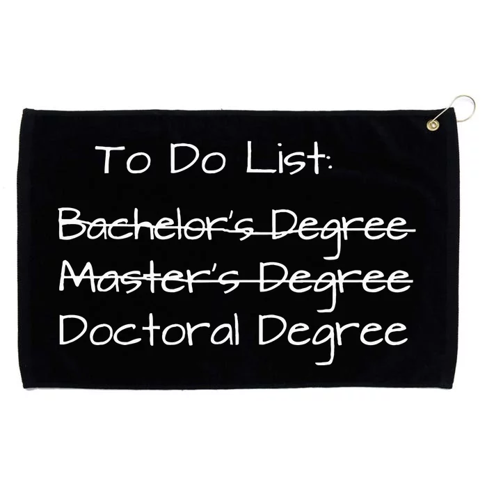 PhD Graduation Doctorate Degree Education PsyD EdD Grommeted Golf Towel