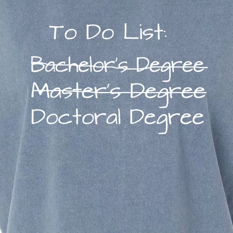 PhD Graduation Doctorate Degree Education PsyD EdD Garment-Dyed Women's Muscle Tee