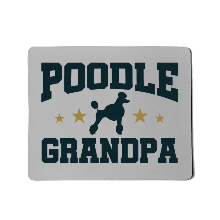 Poodle Grandpa Dog Papa Grandfather Standard Poodle Mousepad