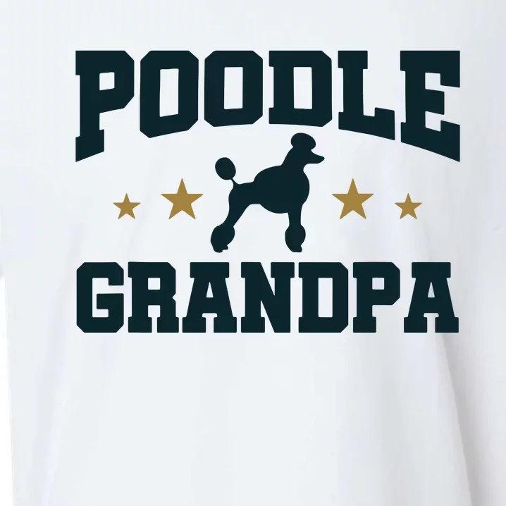 Poodle Grandpa Dog Papa Grandfather Standard Poodle Sueded Cloud Jersey T-Shirt