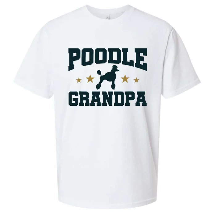 Poodle Grandpa Dog Papa Grandfather Standard Poodle Sueded Cloud Jersey T-Shirt