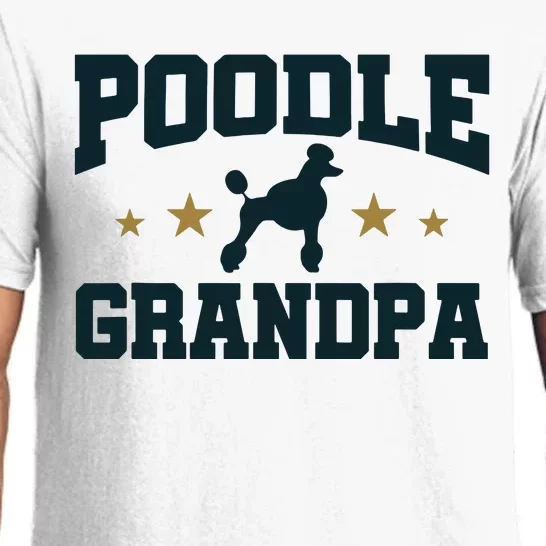 Poodle Grandpa Dog Papa Grandfather Standard Poodle Pajama Set