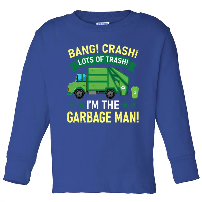 Proud Garbage Dump Truck Driver Recycle Trash Reuse Gift Toddler Long Sleeve Shirt