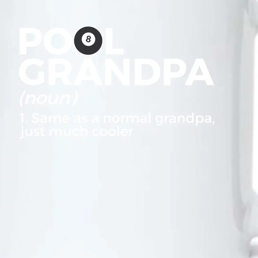 Pool Grandpa Definition Funny Billiards Funny Gift Black Color Changing Mug