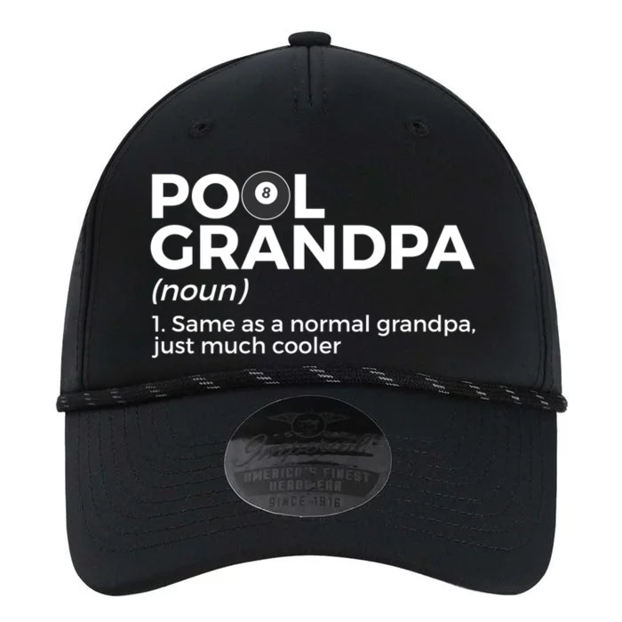 Pool Grandpa Definition Funny Billiards Funny Gift Performance The Dyno Cap