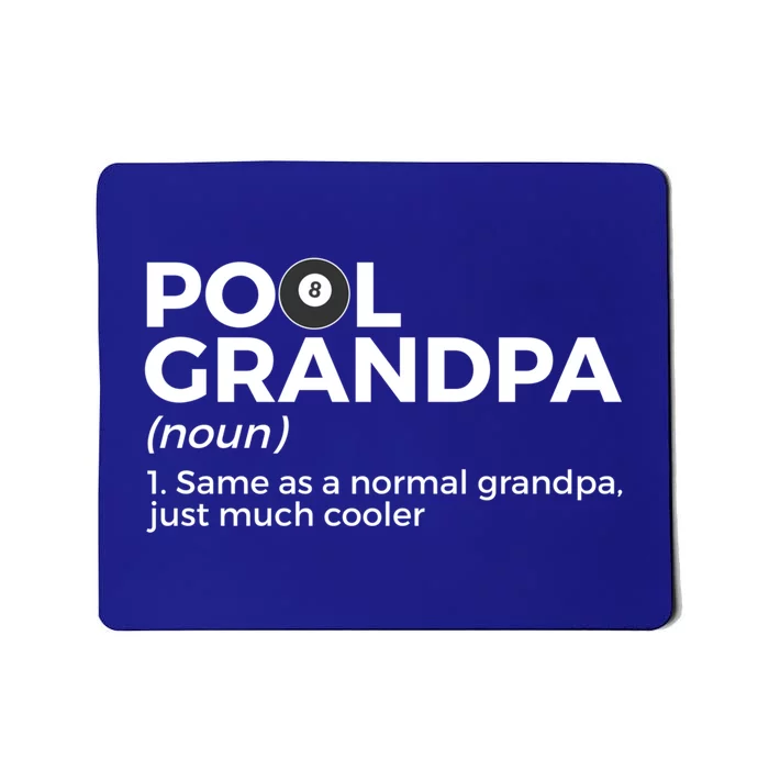 Pool Grandpa Definition Funny Billiards Funny Gift Mousepad