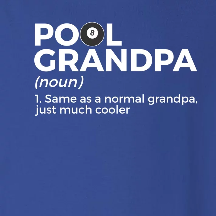 Pool Grandpa Definition Funny Billiards Funny Gift Toddler Long Sleeve Shirt