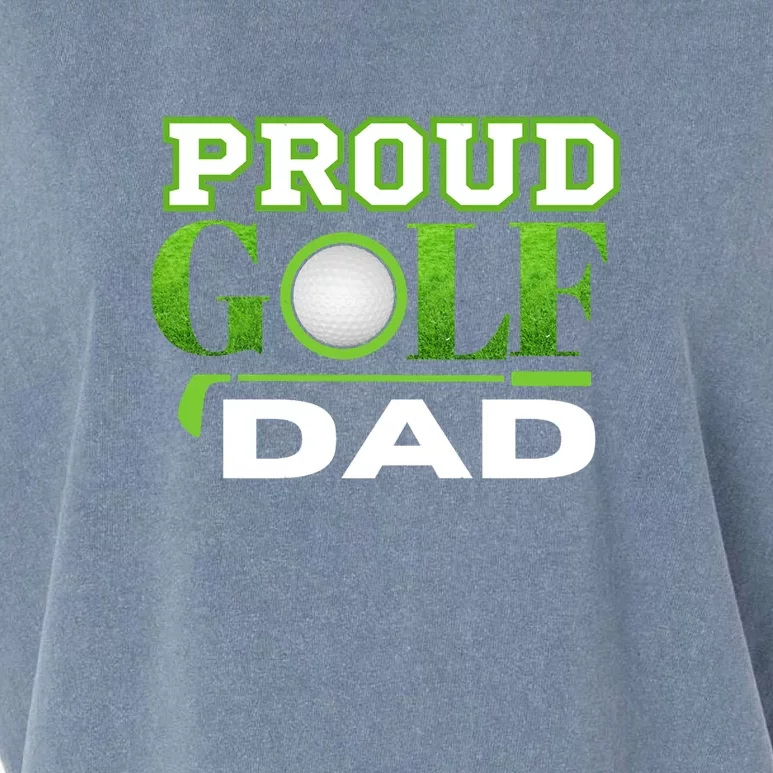 Proud Golf Dad Father's Day Gift For Dad Garment-Dyed Women's Muscle Tee