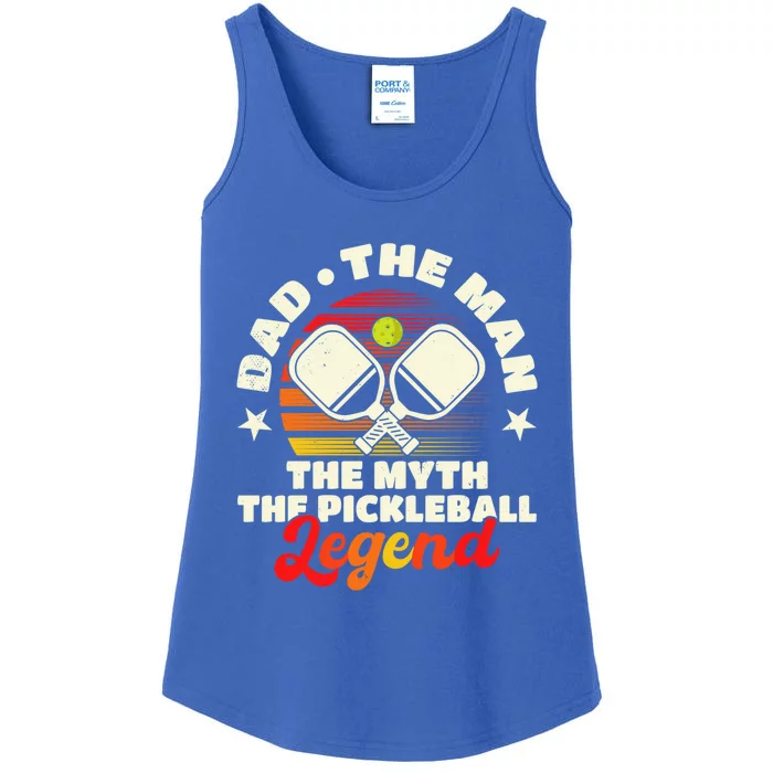 Pickleball Gift Dad The The Myth The Pickleball Legend Cute Gift Ladies Essential Tank