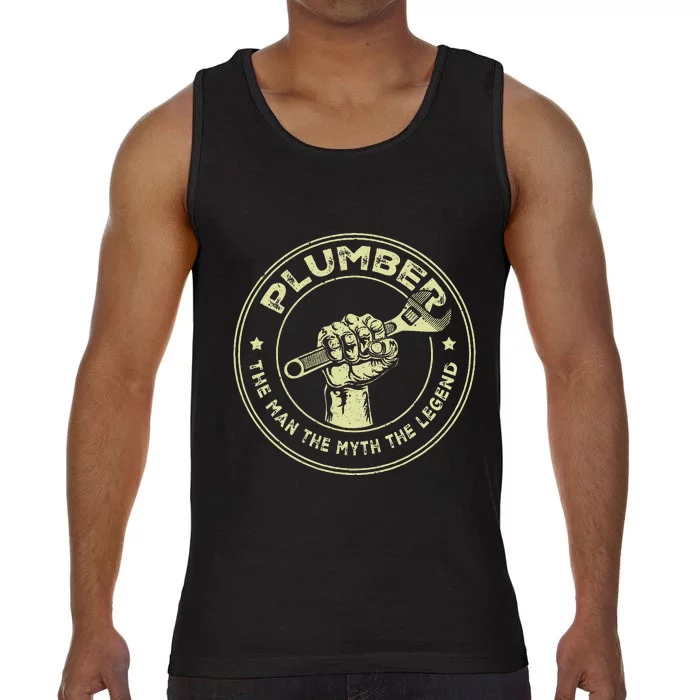 Plumbing Graphic Design Plumber Dad Comfort Colors® Tank Top