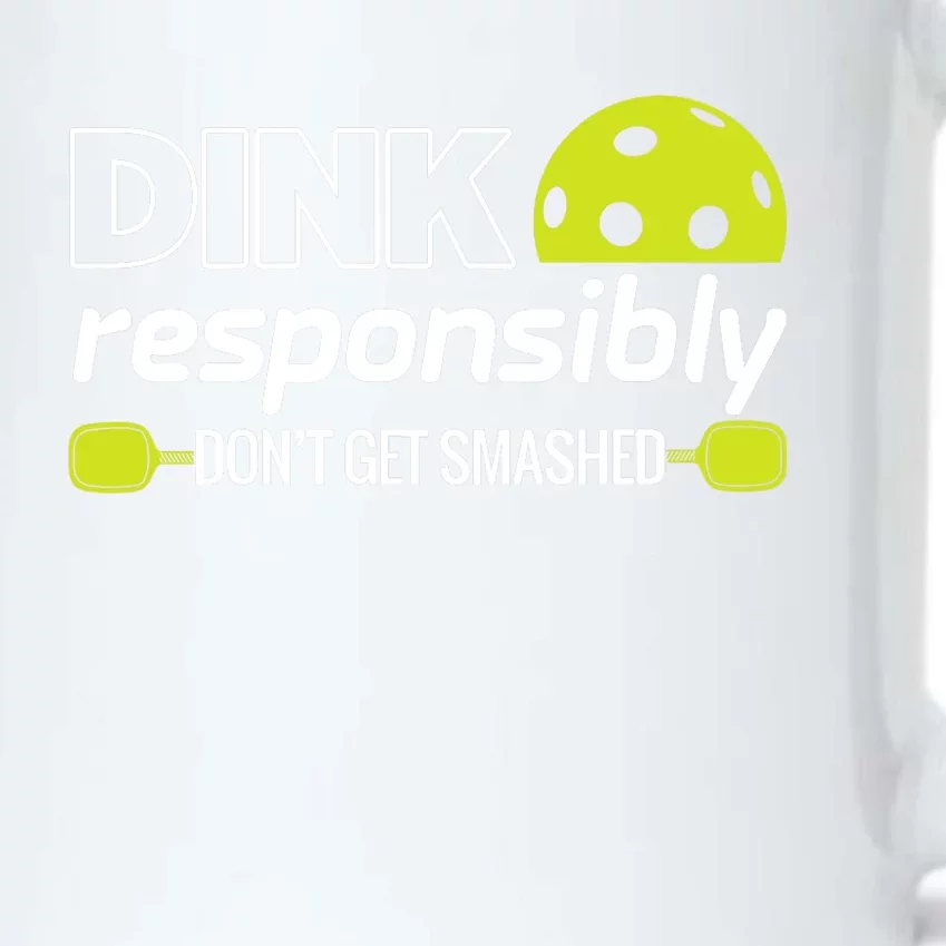 Pickleball Grandma Dink Responsibly Funny Player Black Color Changing Mug