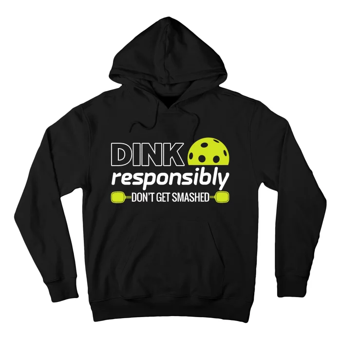 Pickleball Grandma Dink Responsibly Funny Player Hoodie