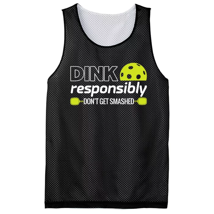 Pickleball Grandma Dink Responsibly Funny Player Mesh Reversible Basketball Jersey Tank