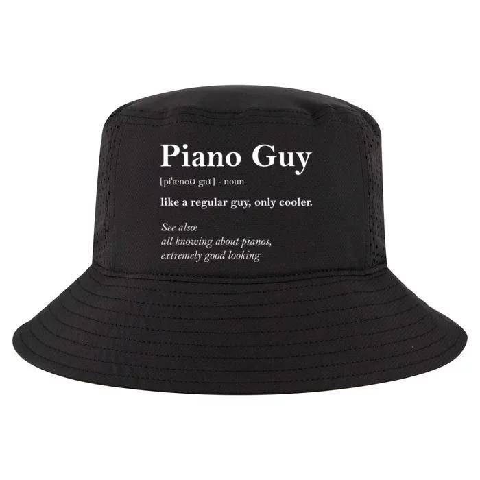 Piano Guy Definition Gift Funny Boy Piano Gift Piano Player Gift Cool Comfort Performance Bucket Hat