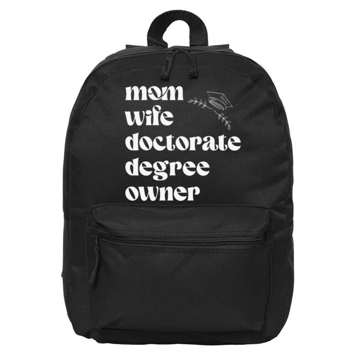 PHD Graduation Doctoral Degree Graduate One Degree Hotter 16 in Basic Backpack