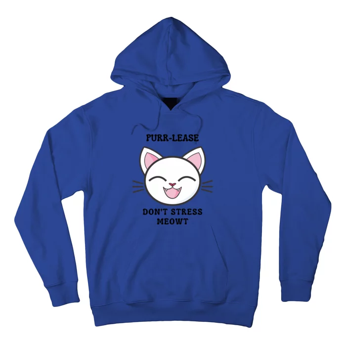 Purrcute Giftlease Dont Stress Meowt Gift Hoodie