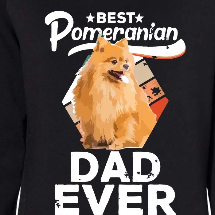 Pomeranian Gifts For Men Best Pomeranian Dad Ever Womens California Wash Sweatshirt