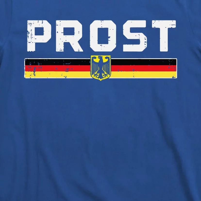 Prost German Flag Crest Eagle Bavarian Oktoberfest T-Shirt