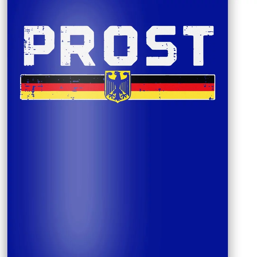 Prost German Flag Crest Eagle Bavarian Oktoberfest Poster