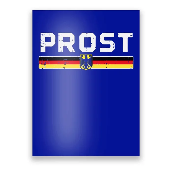 Prost German Flag Crest Eagle Bavarian Oktoberfest Poster