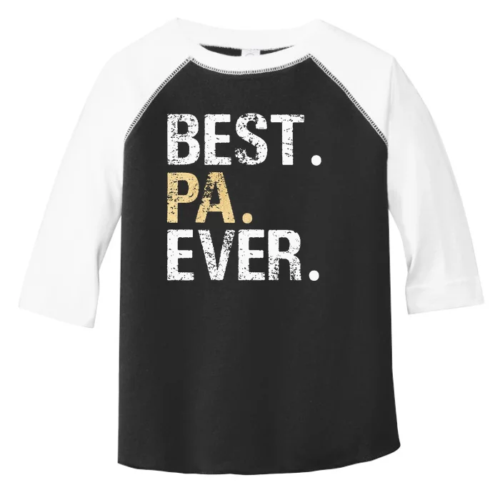 Pa Gift From Granddaughter Grandson Best Pa Toddler Fine Jersey T-Shirt