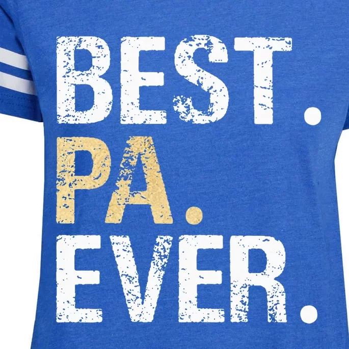 Pa Gift From Granddaughter Grandson Best Pa Enza Ladies Jersey Football T-Shirt