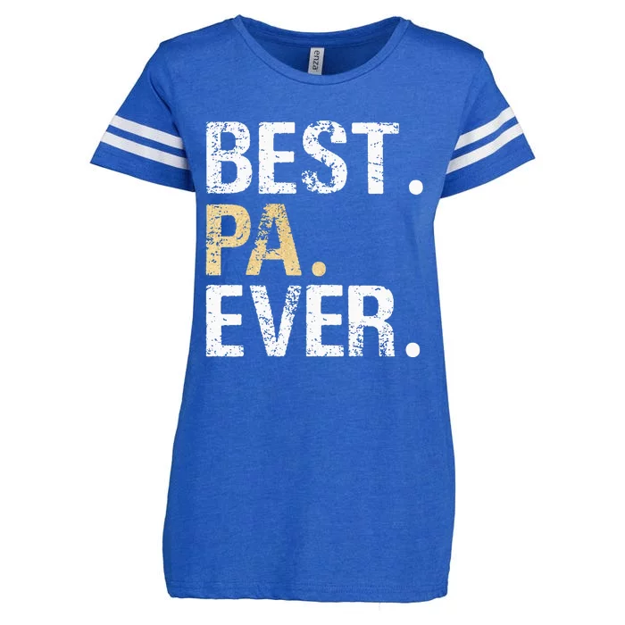 Pa Gift From Granddaughter Grandson Best Pa Enza Ladies Jersey Football T-Shirt