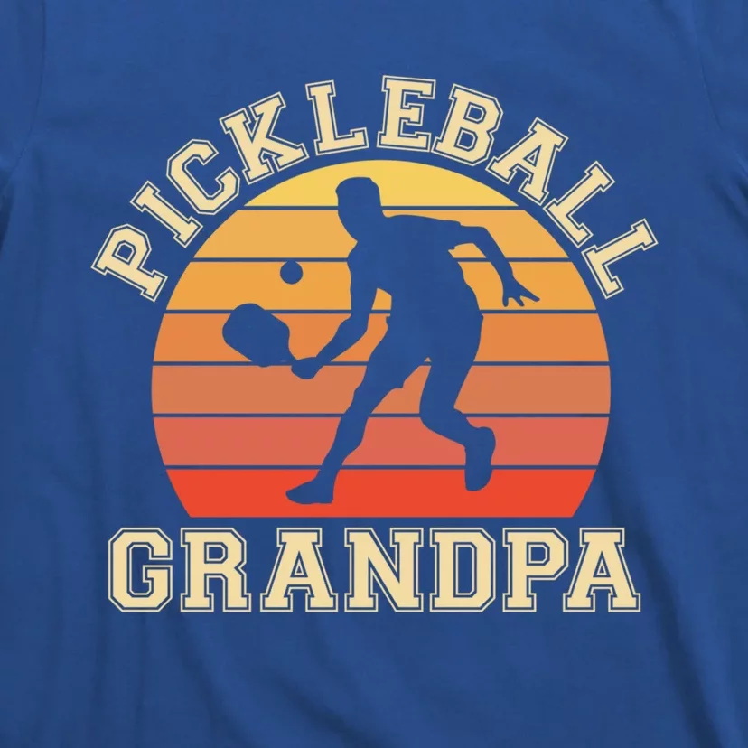 Pickleball Grandpa Funny Love Pickleball Player Grandfather Gift T-Shirt