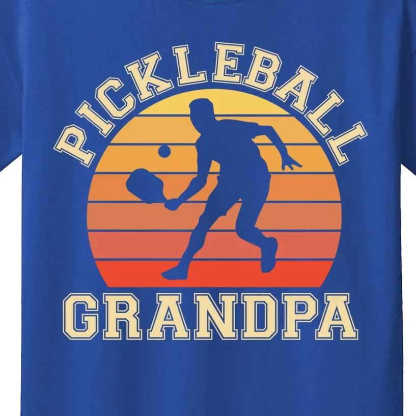 Pickleball Grandpa Funny Love Pickleball Player Grandfather Gift Kids T-Shirt