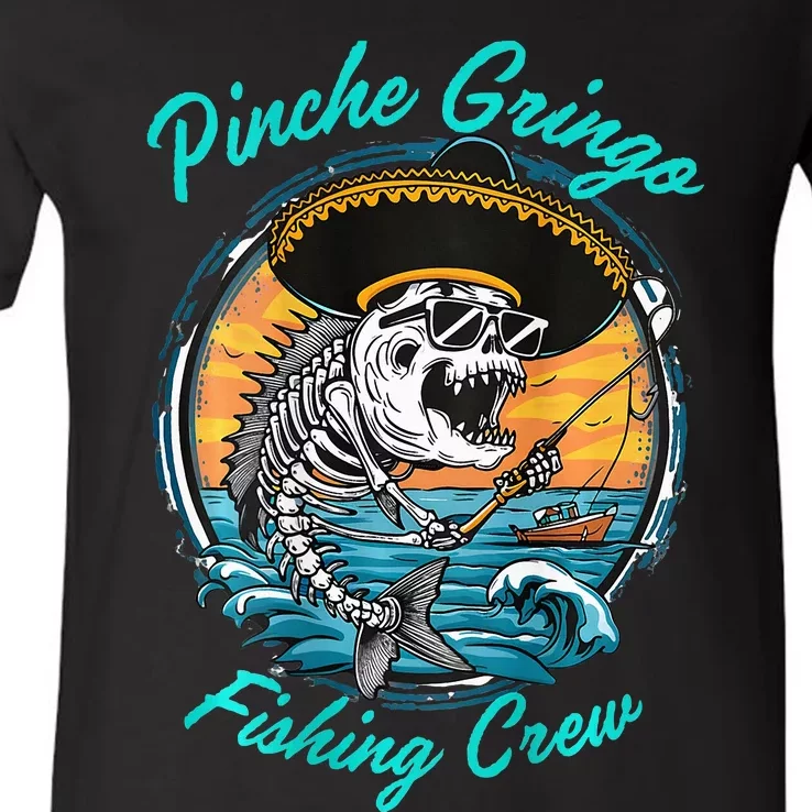 P.I.N.C.H.E Gringo Fishing Crew V-Neck T-Shirt