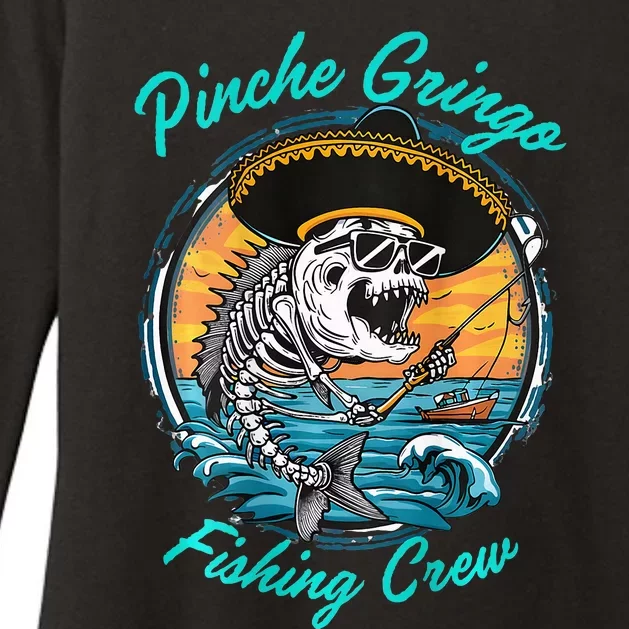 P.I.N.C.H.E Gringo Fishing Crew Womens CVC Long Sleeve Shirt