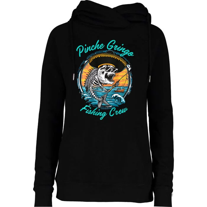 P.I.N.C.H.E Gringo Fishing Crew Womens Funnel Neck Pullover Hood