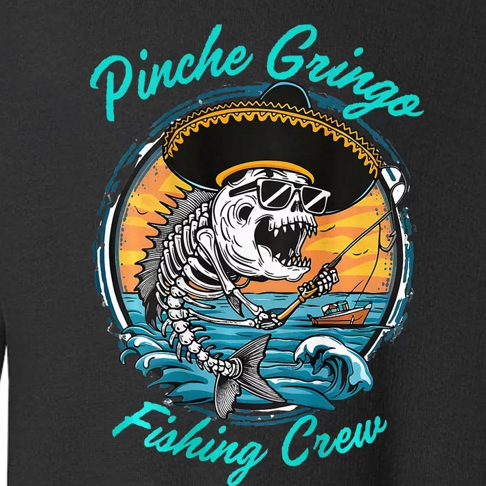 P.I.N.C.H.E Gringo Fishing Crew Toddler Sweatshirt