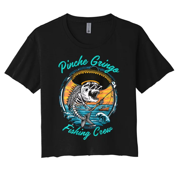 P.I.N.C.H.E Gringo Fishing Crew Women's Crop Top Tee