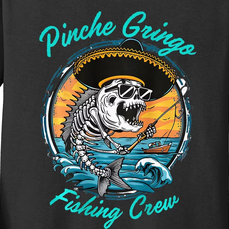 P.I.N.C.H.E Gringo Fishing Crew Kids Long Sleeve Shirt