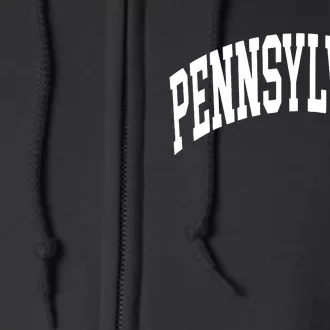 Pennsylvania Gift Funny Full Zip Hoodie