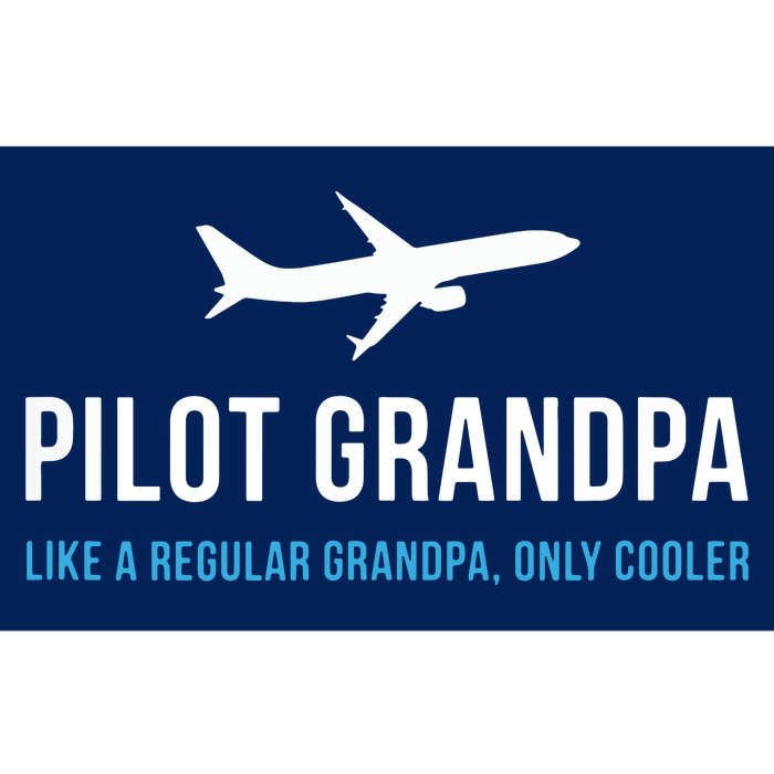 Pilot Grandpa Funny Cute Airplane Aviation Gift Bumper Sticker